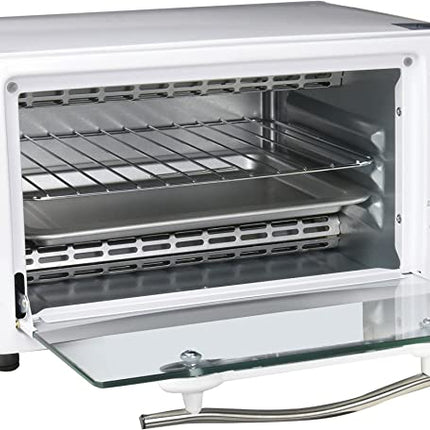 BLACK+DECKER TOASTER OVEN TRO1000-B5 9 LITER MICROWAVE OVEN, WHITE