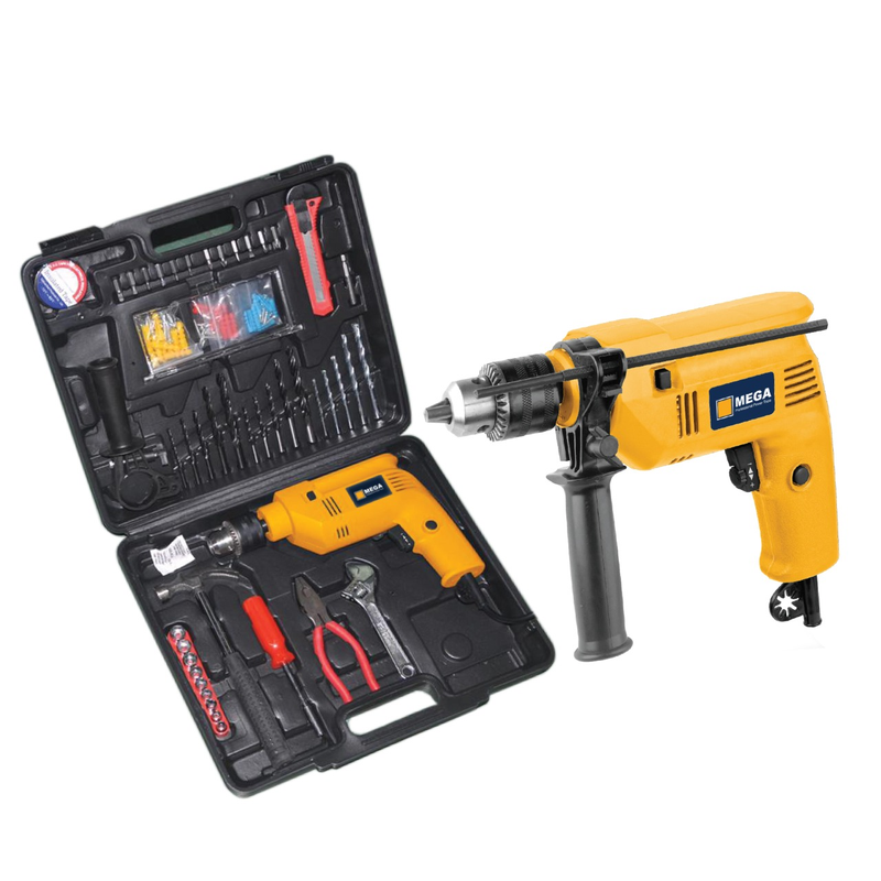 MEGA TOOL BOX 111 PIECES 550W WITH ELECTRIC DRILL