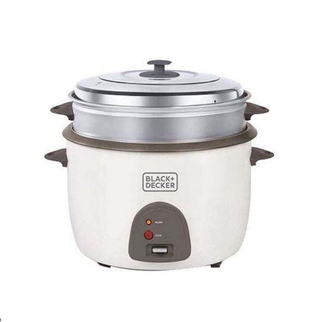 Black &amp; Decker 2-in-1 Non-Stick Rice Cooker with Steamer 