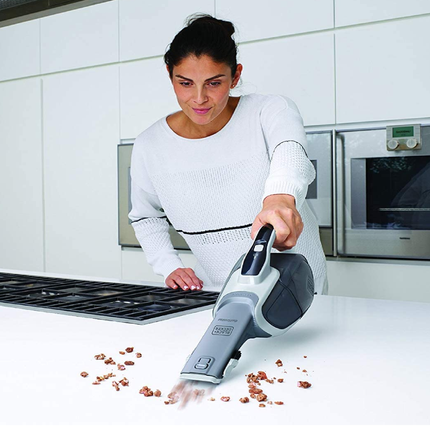 مكنسة كهربائية يدوية من بلاك اند ديكر 10.8 وات ليثيوم أيون 7.2 فولت ام بي بي