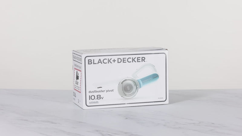 BLACK & DECKER CORDLESS DUSTBUSTER PIVOT HANDHELD VACUUM CLEANER 10.8 V 1.5 AH