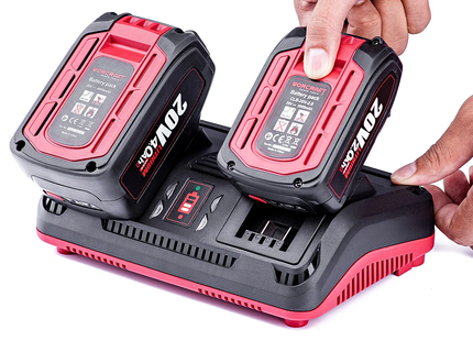 FAST TWIN BATTERY CHARGER CLC-20V-2.4D