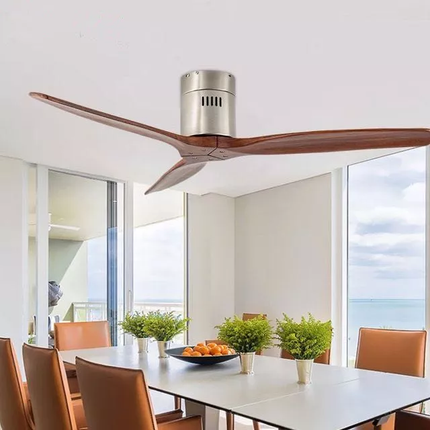 مروحة سقف خشبية فاخرة من ميجا