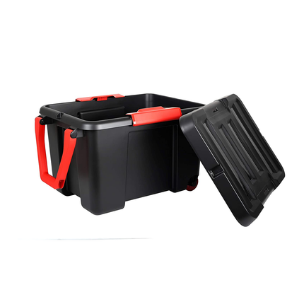 صندوق تخزين بعجلات من إيدا 120 لتر