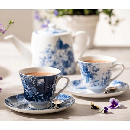 PROVINCIAL GARDEN NAVY CUP & SAUCER