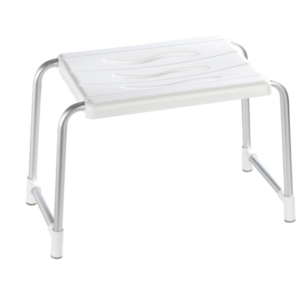 مقعد استحمام سيكيورا 32×50 سم المنيوم من وينكو  فضي/ابيض