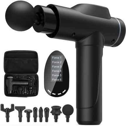 جهاز تدليك العضلات مع حقيبة - 8 قطع