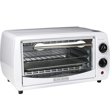 BLACK+DECKER TOASTER OVEN TRO1000-B5 9 LITER MICROWAVE OVEN, WHITE