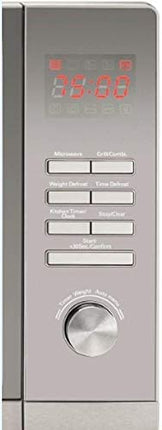 فرن ميكروويف بلاك أند ديكر سعة 30 لترًا مزودًا بشواية ومرآة باللون الفضي