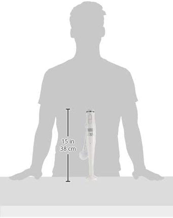 خلاط يدوي بلاك أند ديكر مع كوب قياس زجاج سرعتان -300 واط