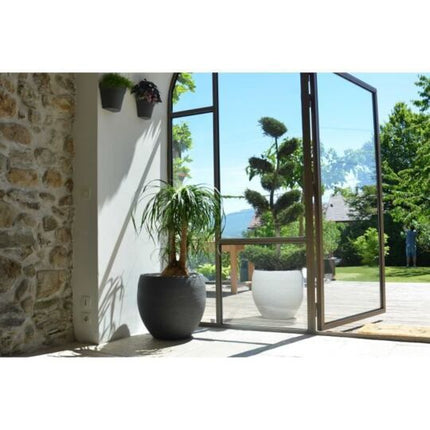 EDA POT "EGG GRAPHITE"PM 46L 50*45 CM