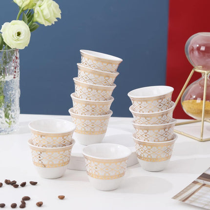 ROYAL ARABIAN COFFEE CUPS SET, 12PIECES