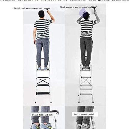 سلم 4 درجات قابل للطي متعدد الإستخدامات