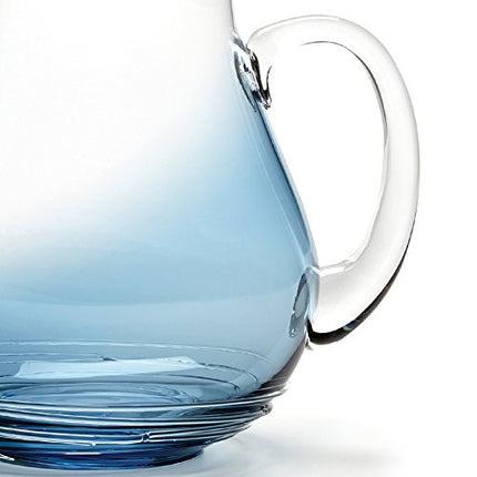 Mikasa Swirl Cobalt Pitcher, 88 oz, Blue