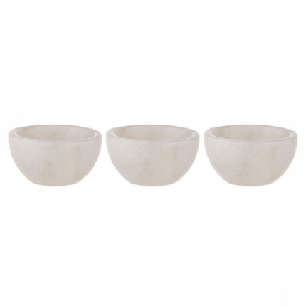 EMERSON WHITE 3PK MINI PINCH BOWL