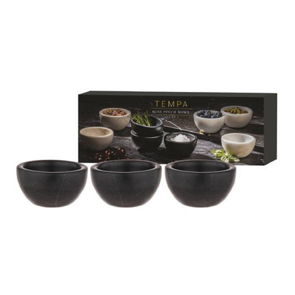 EMERSON BLACK 3PK MINI PINCH BOWL