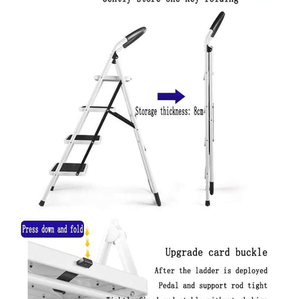 سلم 4 درجات قابل للطي متعدد الإستخدامات