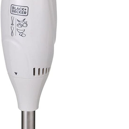 خلاط يدوي بلاك أند ديكر مع  كوب قياس زجاج 500واط