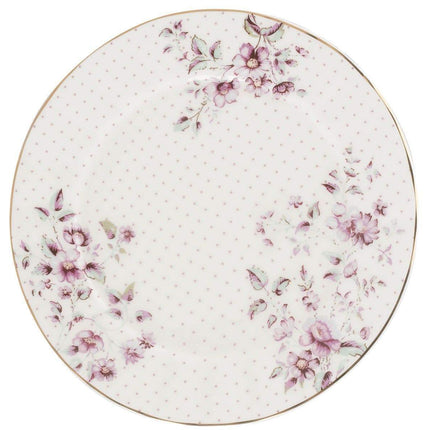 KATIE ALICE DITSY FLORAL SIDE PLATE WHITE