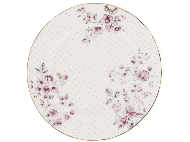 KATIE ALICE DITSY FLORAL SIDE PLATE WHITE