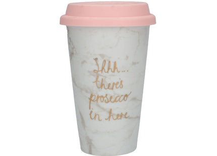 CREATIVE TOPS AVA &amp; I TRAVEL MUG - SHHH¦THERES PROSECCO IN HERE 