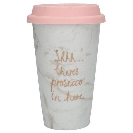 CREATIVE TOPS AVA & I TRAVEL MUG - SHHH¦THERES PROSECCO IN HERE