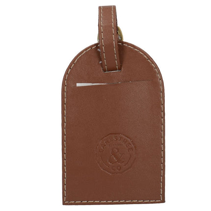 CREATIVE TOPS EARLSTREE & CO LEATHER LUGGAGE TAG (β)