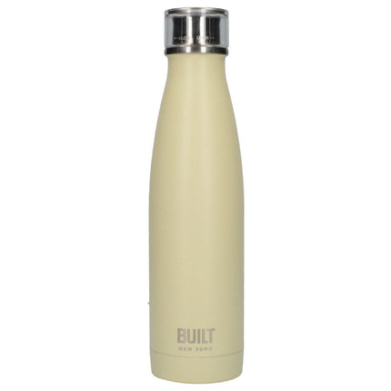 BUILT 17OZ DOUBLE WALLED STAINLESS STEEL WATER BOTTLE VANILLA