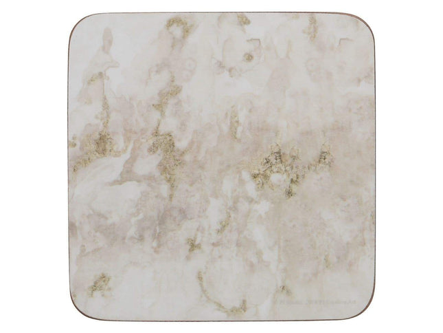 CREATIVE TOPS GRAY MARBLE PACK OF 6 PREMIUM COASTERS 