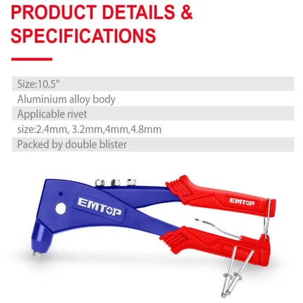 EMTOP HAND RIVETER EHRR103