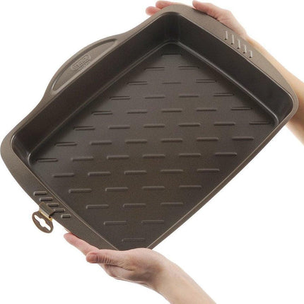 صنيه فرن مستطيله من بايركس 35 * 27 سم