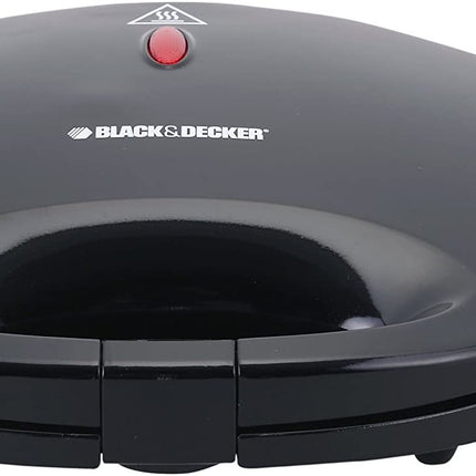 Black &amp; Decker 2-Slice Non-Stick Sandwich Maker 600W Black 