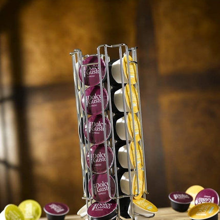 LE'XPRESS ROTATING DOLCE GUSTO COFFEE POD HOLDER, 11 X 33 CM (FOR 24 CAPSULES)