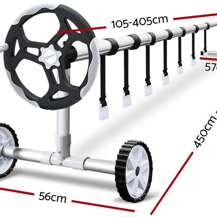 ADJUSTABLE POOL COVER REEL 4.5M 