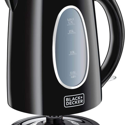 غلاية كهربائية من بلاك اند ديكر   بقوة 2200 واط - أسود 1.7 لتر
