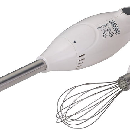 خلاط يدوي بلاك أند ديكر مع  كوب قياس زجاج 500واط