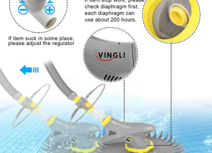 مكنسة كهربائية أوتوماتيكية لحمام السباحة من فينجلي
