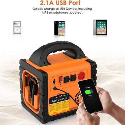 بادئ حركة ومنفاخ للسيارة