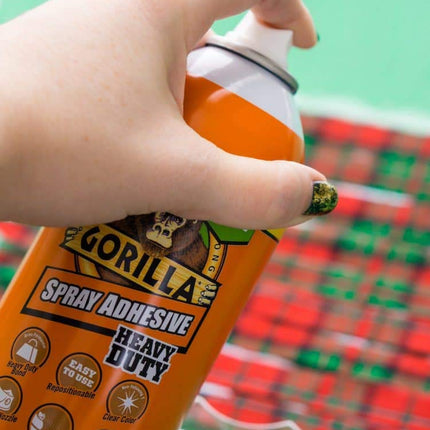 GORILLA MULTIPURPOSE HEAVY DUTY SPRAY ADHESIVE-11OZ