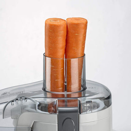 عصارة بلاك اند ديكر 250 واط مع مجرى تغذية كبير، ابيض/رمادي