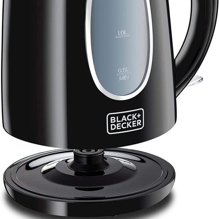غلاية كهربائية من بلاك اند ديكر   بقوة 2200 واط - أسود 1.7 لتر