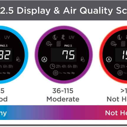 جهاز تنقية الهواء بلاك اند ديكر للغرفة الكبيرة التي تصل إلى 60 مترًا مربعًا و 13 فلتر هواء
