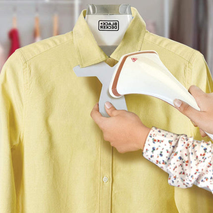 مكواة بخار للملابس من بلاك اند ديكر عمودية مزودة بعلاقة ملابس قابلة للتعديل، 1600 واط