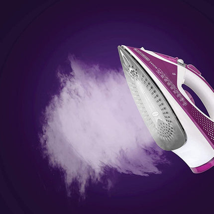 مكواة بخار بلاك آند ديكر بقوة 2400 واط مزودة بغلق تلقائي وصفيحة سيراميك