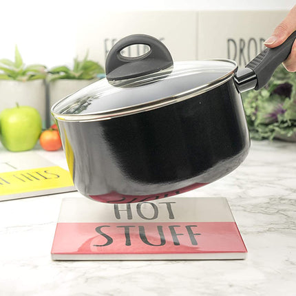 KitchenCraft KCTRIVHSTUFF Trivet, Red/White