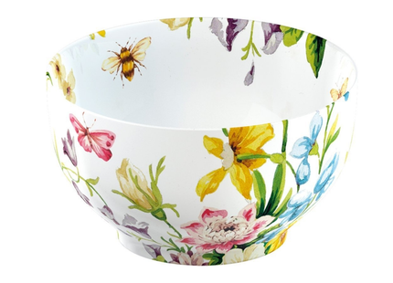 6pcs Katie Alice English Garden Cereal Bowl White Floral 15.2 x 9 cm