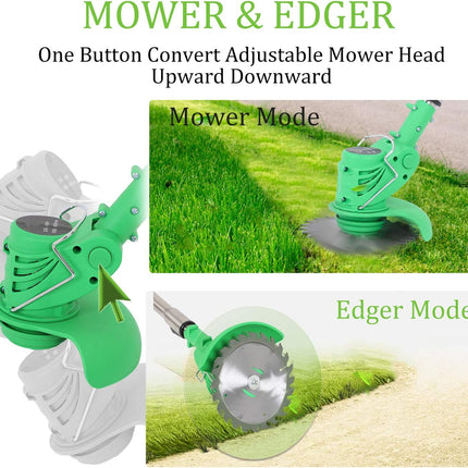 ماكينة قص و تشذيب العشب 2 بطارية 21 فولت 3000 مللي أمبير