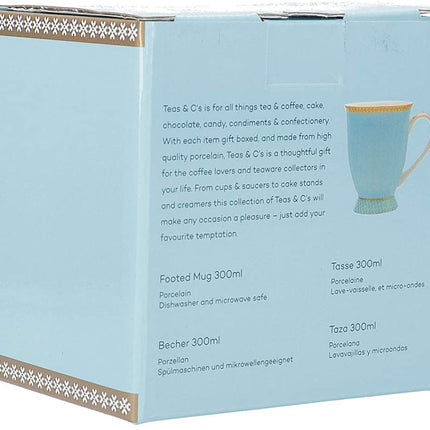 Maxwell & Williams HV0140 Teas & C’s Kasbah Coffee Mug in Gift Box, Porcelain, Turquoise, 300 ml