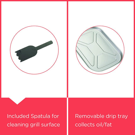 BLACK+DECKER OPEN FLAT GRILL WITH GLASS LID 2200W BLACK