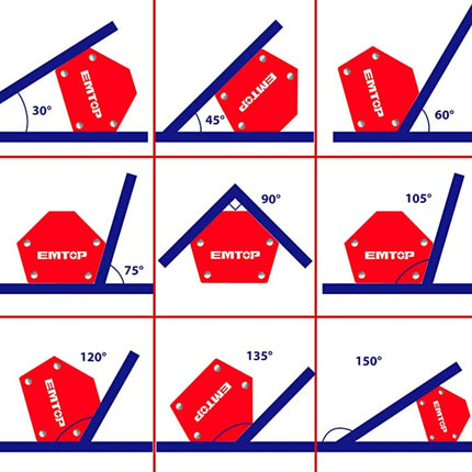 حامل لحام مغناطيسي امتوب 7 قطع